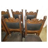 VIEW 2 CLOSEUP W/ CARVED LION HEADS