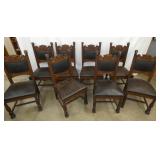 VIEW 4 SET 8 MATCHING HORNER CHAIRS