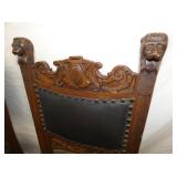 VIEW 6 CLOSEUP DETAILED CARVED HEADS