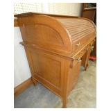 VIEW 3 SIDE VIEW OAK ROLL TOP