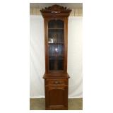 TALL VICTORIAN WALNUT BOOKCASE
