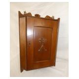 VICTORIAN CORNER WALL CUPBOARD