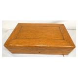 OAK DOCUMENT BOX