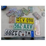 COLLECTION VAROIUS LIC. TAGS