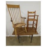 CHEESE CUTTER ROCKER, HIGH CHAIR, ETC