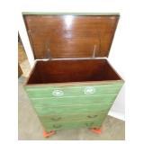 VIEW 3 INSIDE W/ BLACKSMITH HINGES