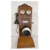 OAK WALL TELEPHONE