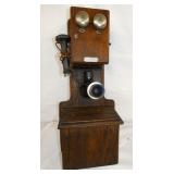 OAK WALL TELEPHONE