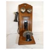 OAK WALL TELEPHONE