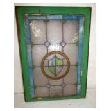 25X34 STAINED GLASS WINDOW