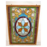 VIEW 2 CLOSEUP STAINED GLASS WINDOW