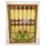 VIEW 2 CLOSEUP STAINED GLASS WINDOW