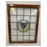 VIEW 2 CLOSEUP STAINED GLASS WINDOW