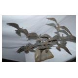 VIEW 4 HANDMADE METAL BIRD ART