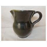 6IN JUGTOWN FROG SKIN GLAZE PITCHER