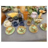 VARIOUS PIECES AR COLE POTTERY