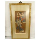 8X16 ORIENTAL FIGURE PICTURE