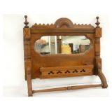 VIEW 2 CLOSEUP WALNUT W/ MIRROR