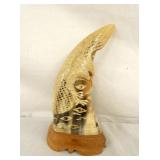 10IN CARVED W/ EAGLE