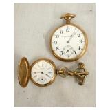 ROCKFORD, WALTHAM POCKET WATCHES