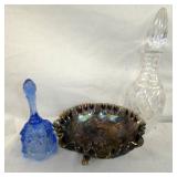 CARNIVAL GLASS, CUT GLASS