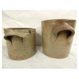 SIGNED SALT GLAZE POTTERY