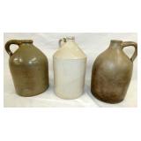 VARIOUS STONEWARE JUGS