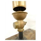 VIEW 6 BRASS STEAM RR WHISTLE