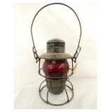 1925 L&N RED GLOBE LANTERN