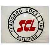 24IN 1967 SEABOARD COAST LINE RR SIGN