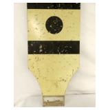 VIEW 3 ALUM. RR MARKER SIGN