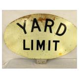 RR YARD LIMIT DS SIGN