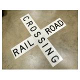 4FT. RAIL ROAD CROSSING SIGN