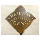 11IN RAILWAY EXPRESS AGENCY SIGN