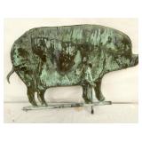 COPPER PIG WEATHER VANE