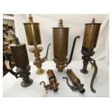 EARLY BRASS TRAIN STEAM WHISTLES