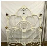 ORNATE WROUGHT IRON BED