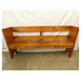 EARLY 73IN PINE BENCH