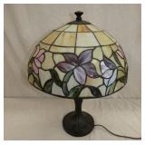 STAINED GLASS PARLOR LAMP