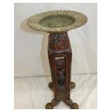 VIEW 3 CLOSEUP HANDCARVED STAND