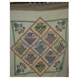 VIEW 2 CLOSEUP HANDMADE QUILT