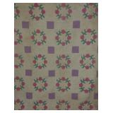 VIEW 2 CLOSEUP HANDMADE QUILT