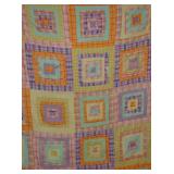 VIEW 2 CLOSEUP HANDMADE QUILT