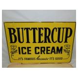 VIEW 5 36X24 OLD STOCK BUTTERCUP SIGN