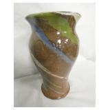 R. POTTERY SWIRL VASE