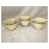 HALL CHINA CREAMERS/SUGARS