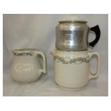 HALL CHINA DOUBLE BOILER
