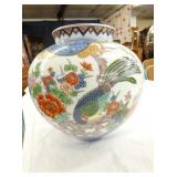 ORIENTAL JARDINARE W/ PEACOCK