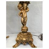 VIEW 4 FIGURAL BASE PARLOR LAMP