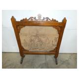 NEEDLE POINT FIRE PLACE SCREEN